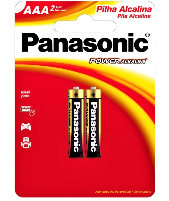 PILHA PANASONIC ALC PALITO AAA CART 2UN