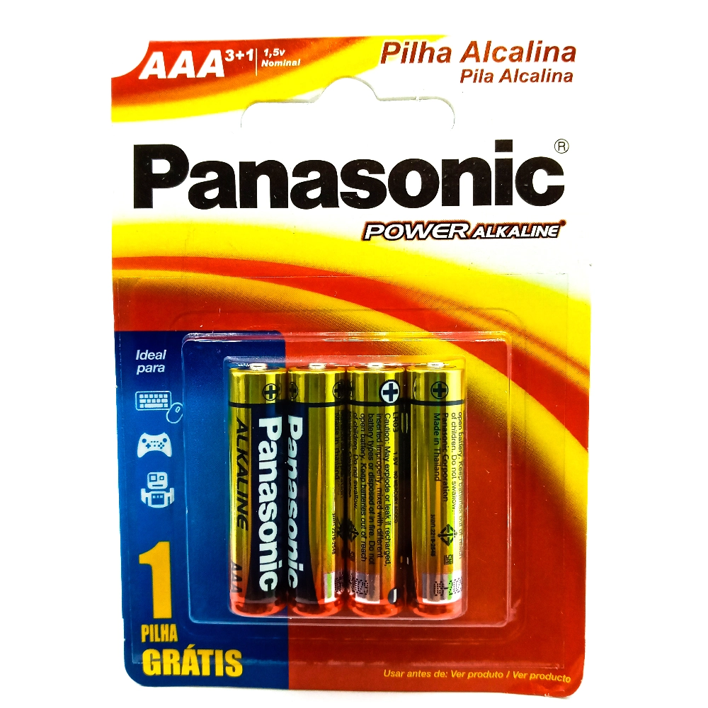 Pilha Panasonic Aaa Power 3 1
