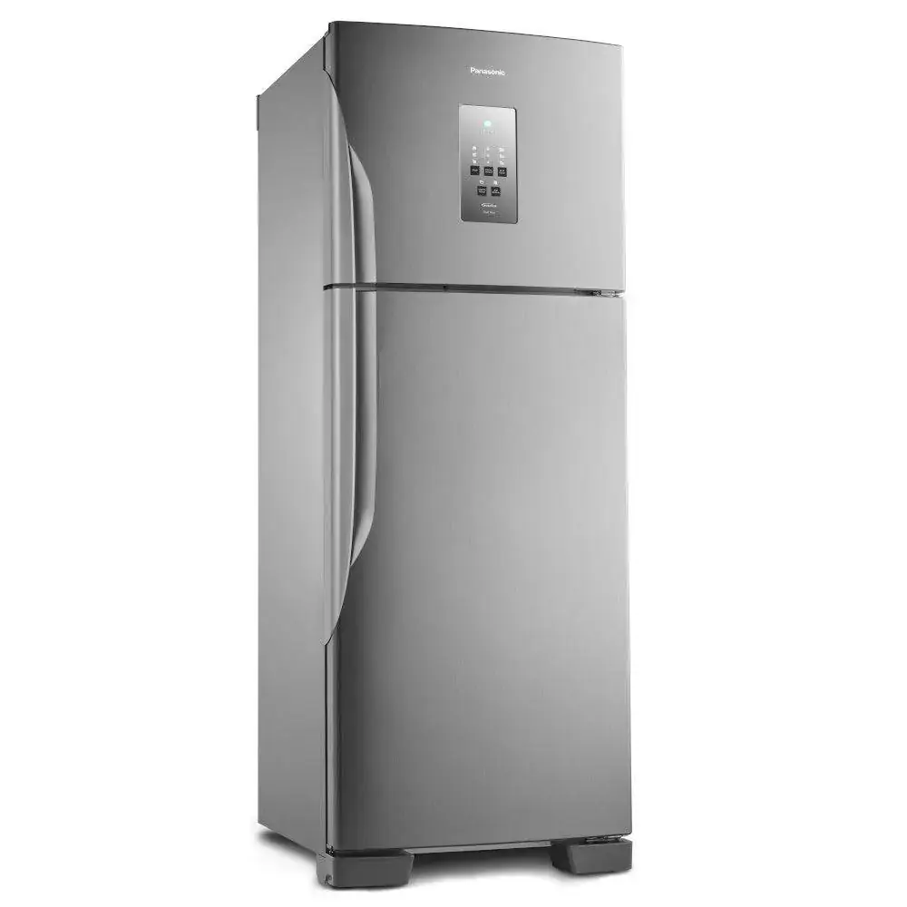 Refrigerador Panasonic BT55 Top Freezer 2 Portas Frost Free 483 Litros Aço Escovado 127V NR-BT55PV2X
