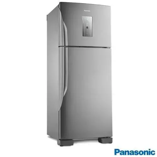 Refrigerador Panasonic BT50 Top Freezer 2 Portas Frost Free 435L Aço Escovado 127V NR-BT50BD3XA