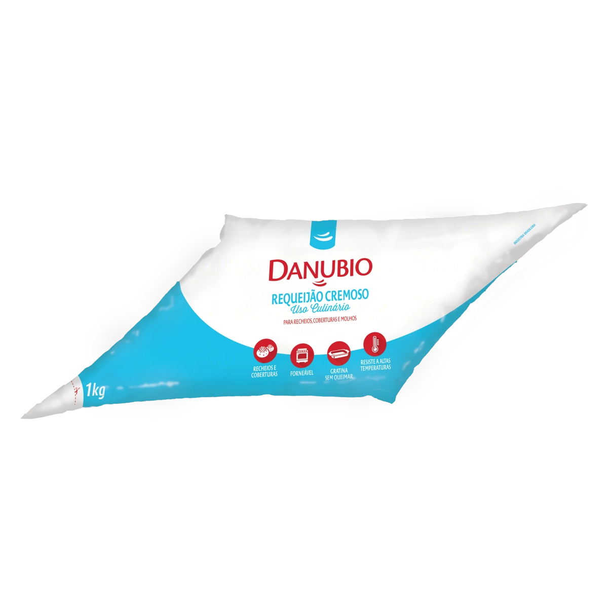 Requeijão Cremoso Uso Culinário Danubio Bisnaga 1kg