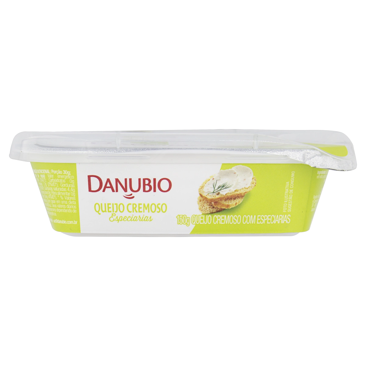 Queijo Cremoso Especiarias Danubio Pote 150g
