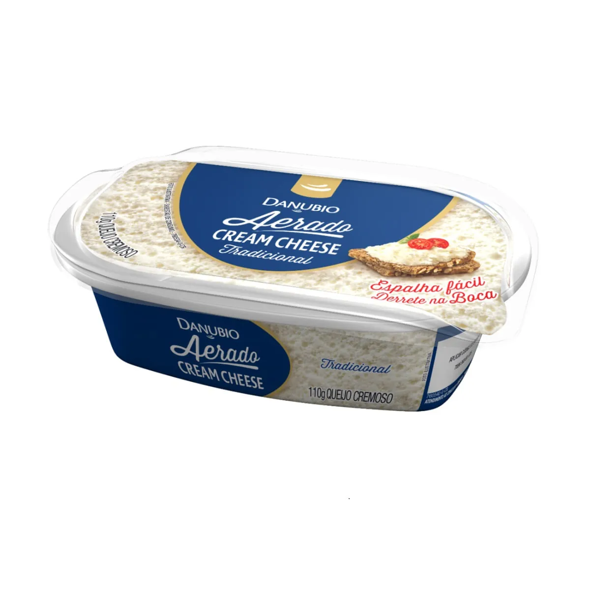 Cream Cheese Aerado Tradicional Danubio Pote 110g