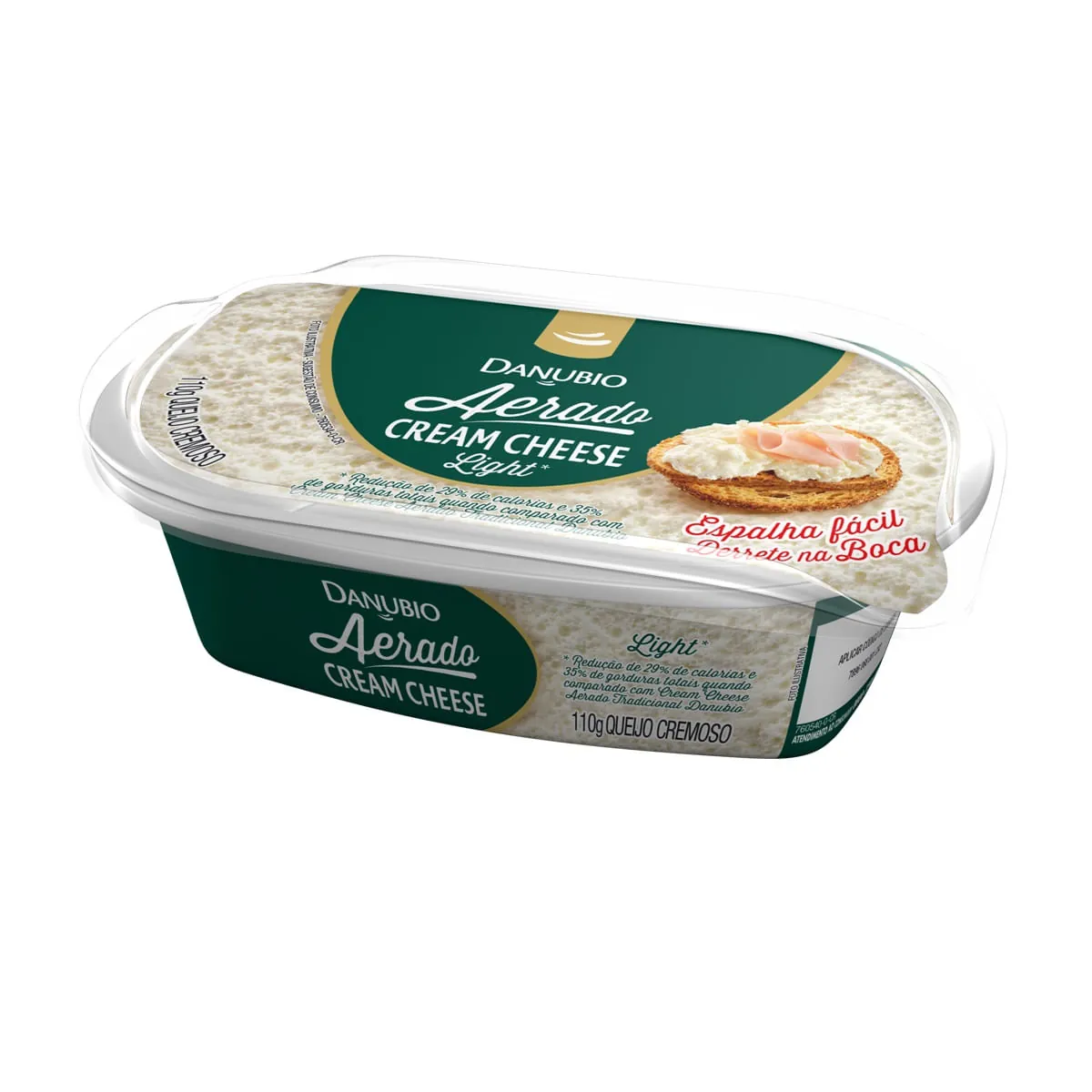 Cream Cheese Aerado Light Danubio Pote 110g