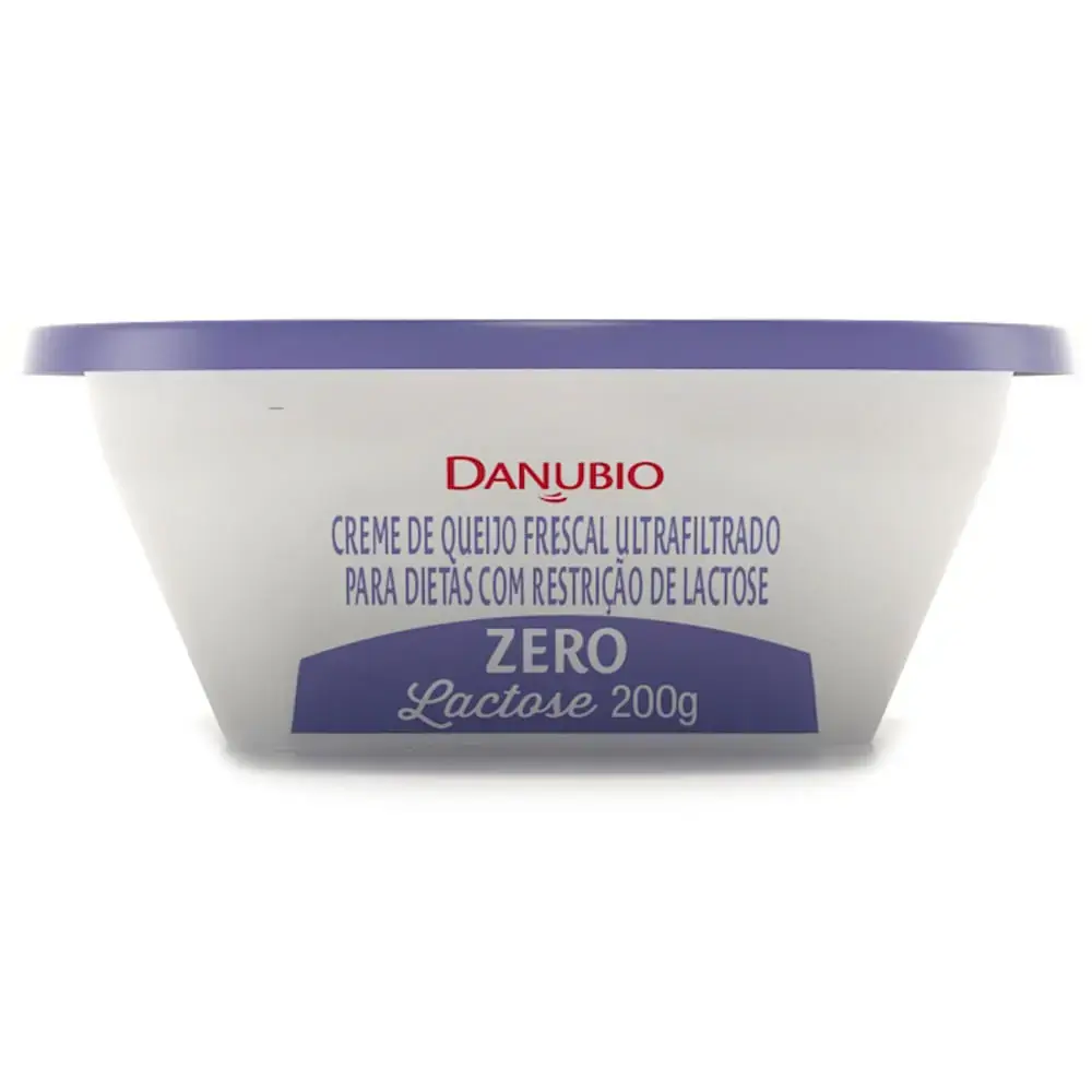 Creme De Queijo Frescal Ultrafiltrado Zero Lactose Danubio Pote 200g