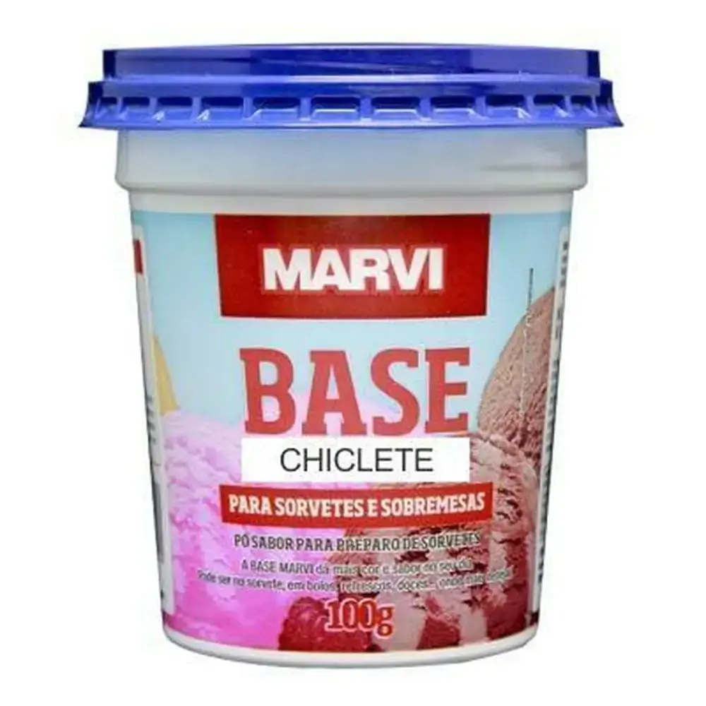 Po P/sorvete Marvi Base 100g Chiclete