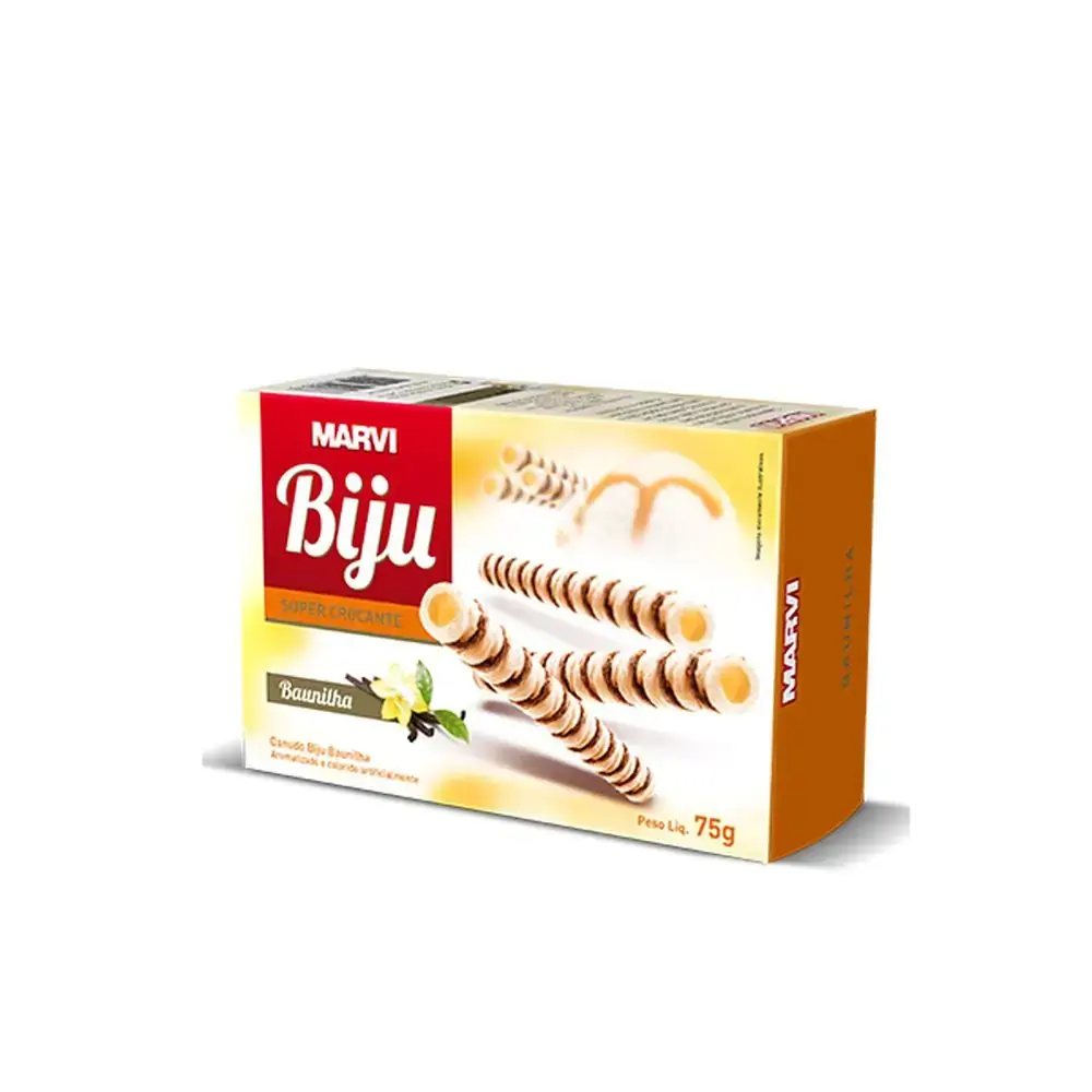 Wafer Canudo Biju 75gr