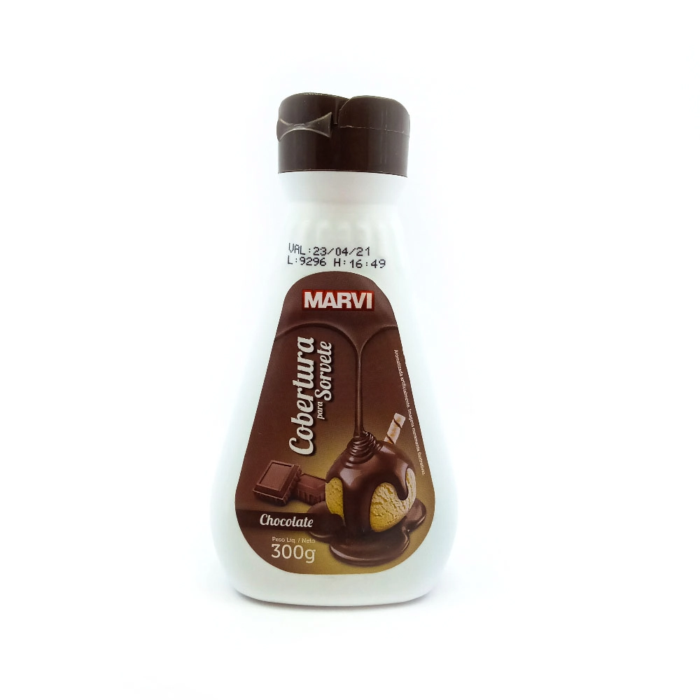 Cobertura Para Sorvete Chocolate Marvi Squeeze 300g
