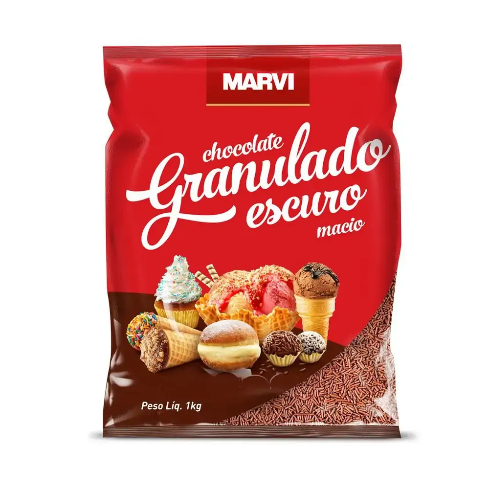 Granulado Marvi 1kg Choc.escuro