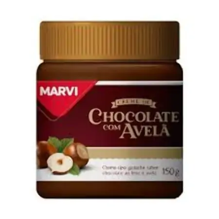 Creme Ganache Chocolate Com Avelã Marvi Pote 150g