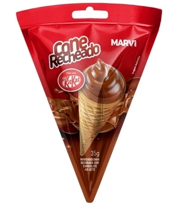 Cone Recheado Marvi Kitkat 35g
