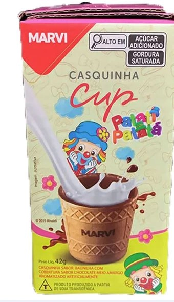 Casquinha Cup Patati Patata 50ml Marvi 42g