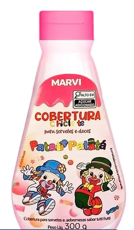 Cobertura Sorvete Sabor Chicl