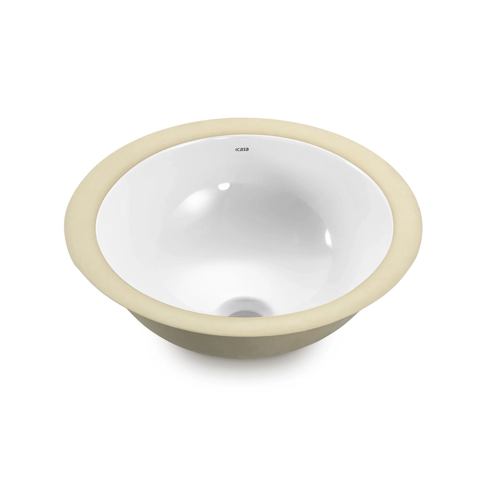 Cuba De Louça Embutir Redonda 31cm (branca) - Icasa