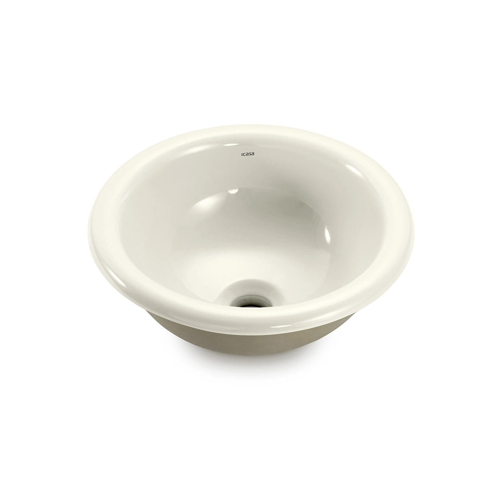 Cuba De Louça Sobrepor Redonda Palha 31cm - Icasa