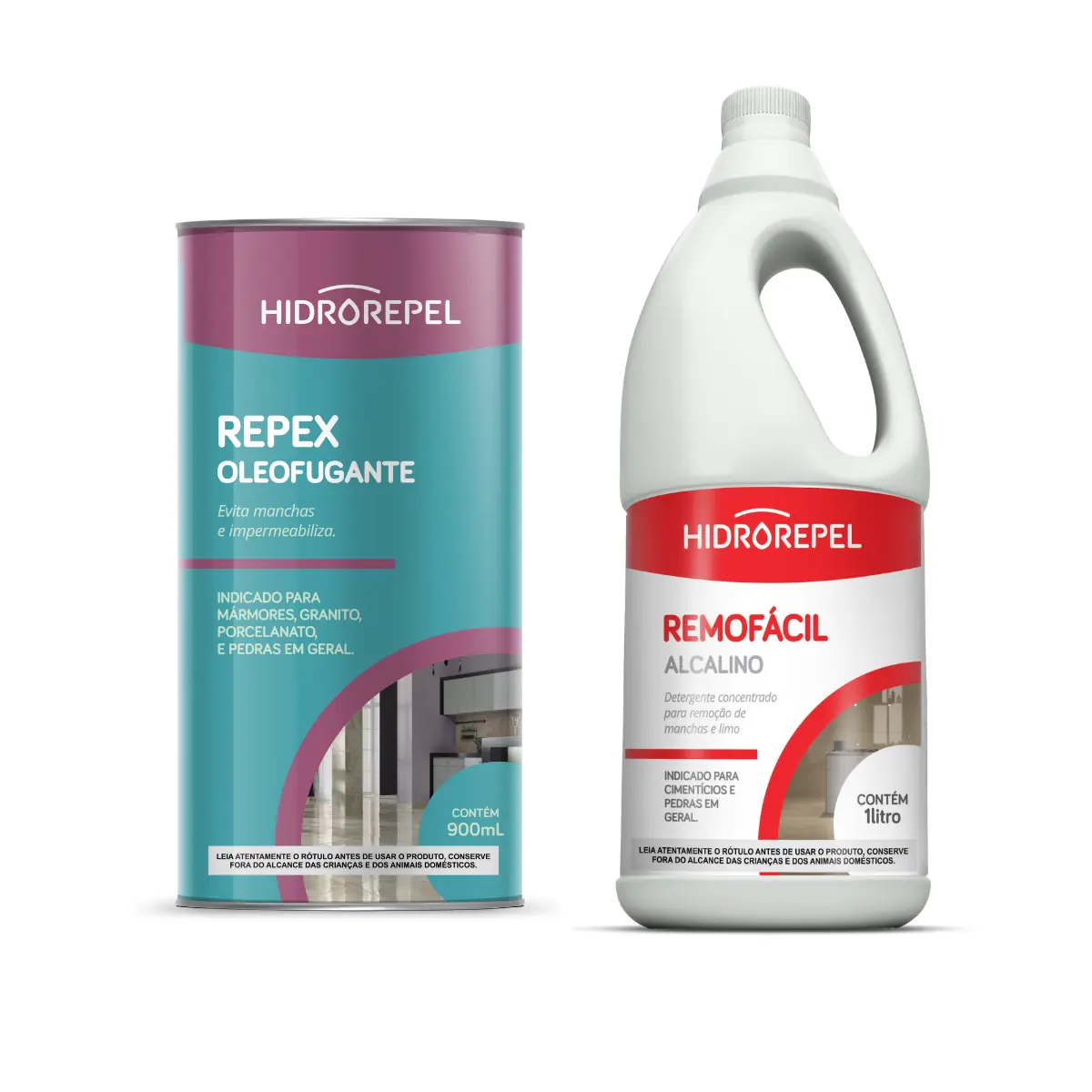 Mkp - Kit Impermeabilizante Repex Oleofulgante E Remofacil 1l - Hidrorepel