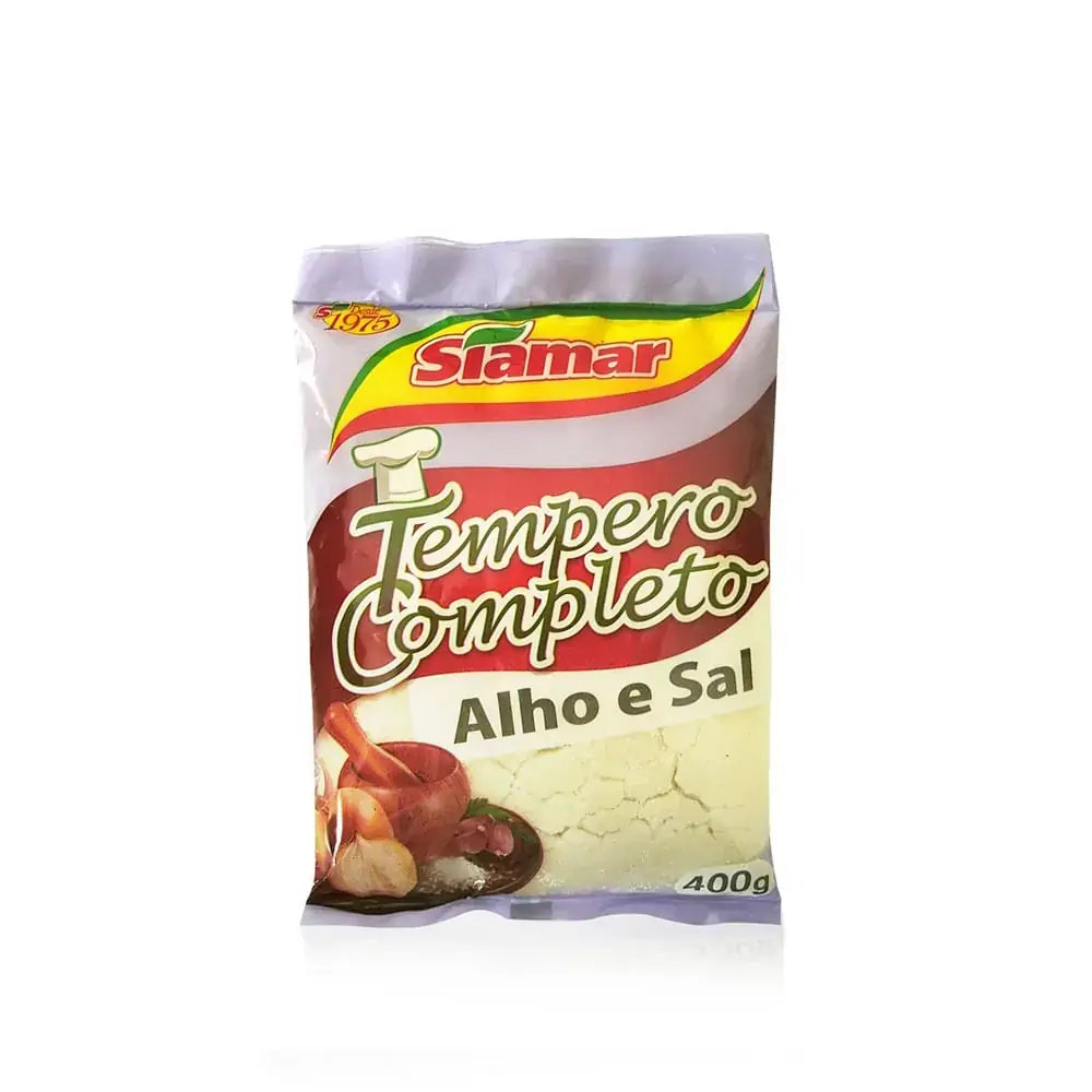 Temp.completo Alho E Sal Siamar 400g