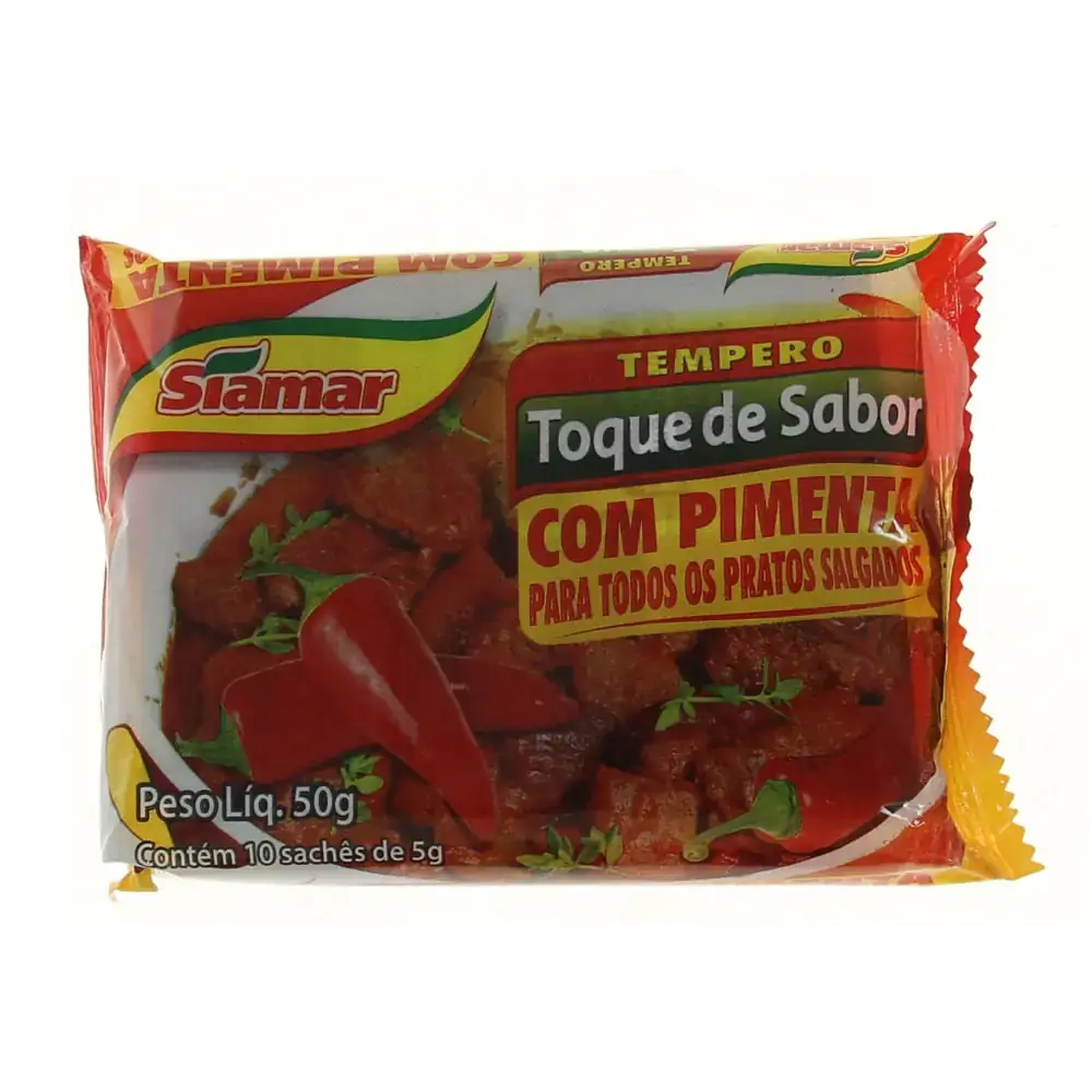 Tempero Pronto Siamar Toque Sabor 50g Pimenta