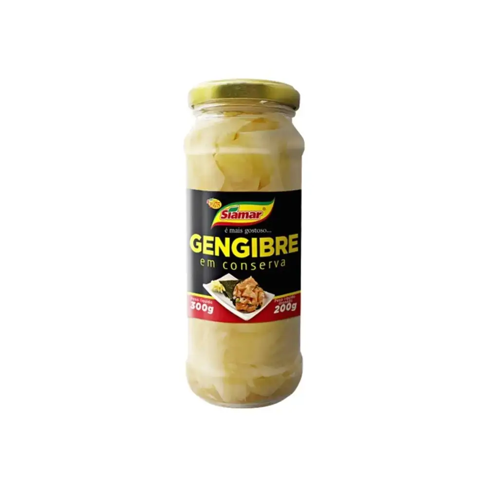 Gengibre Siamar 200 Gr Conserva