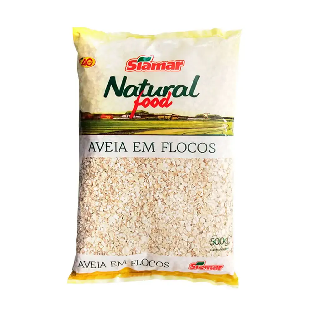 Aveia Em Flocos Natural Food Siamar 500g