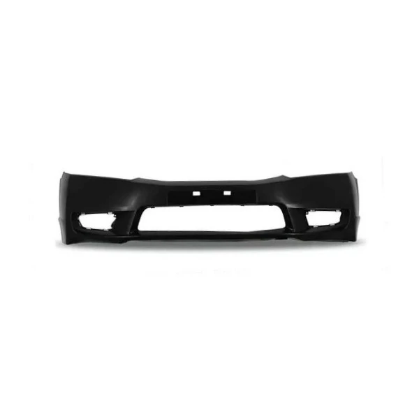 Para-choque Dianteiro HONDA CIVIC com Ressalto para Placa Preto Liso - VIA EXPRESSA HONDA0592