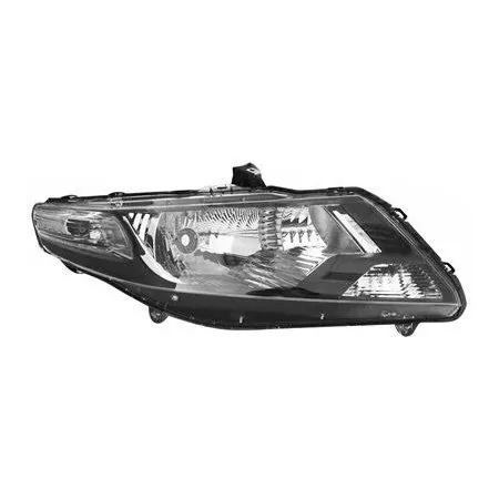 Farol Principal HONDA CITY Lado Direito Máscara Negra - VIA EXPRESSA HONDA0613LD