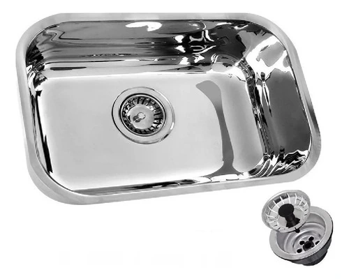 Cuba Fischer Inox Aço 430 Numero 1 46x30x17 Com Válvula Polida