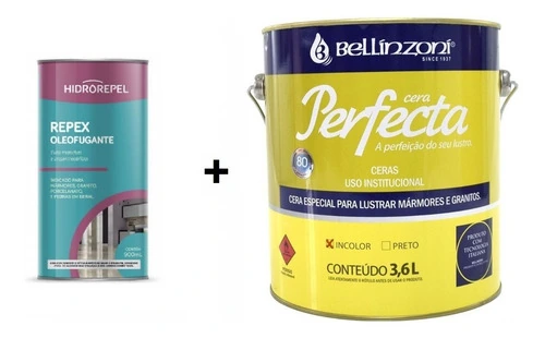 Impermeabilizante 900ml + Cera Bellinzoni Perfecta 3,6 L