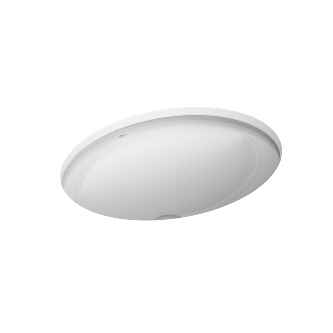 Cuba de Louça Deca L37 Cerâmica Oval Embutir 49x36 cm Branco Gelo