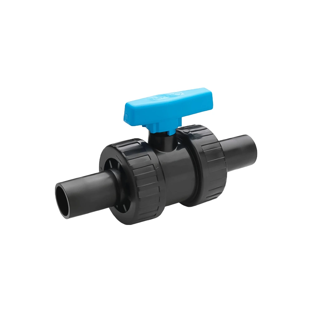 Válvula De Esfera Dupla União Pp/pe Topo A Topo - 25mm