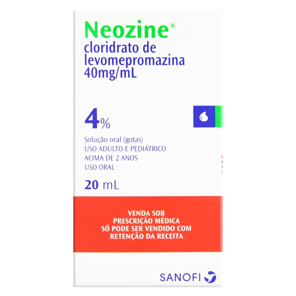 Neozine 40mg/ml Sanofi Caixa 20ml Gotas