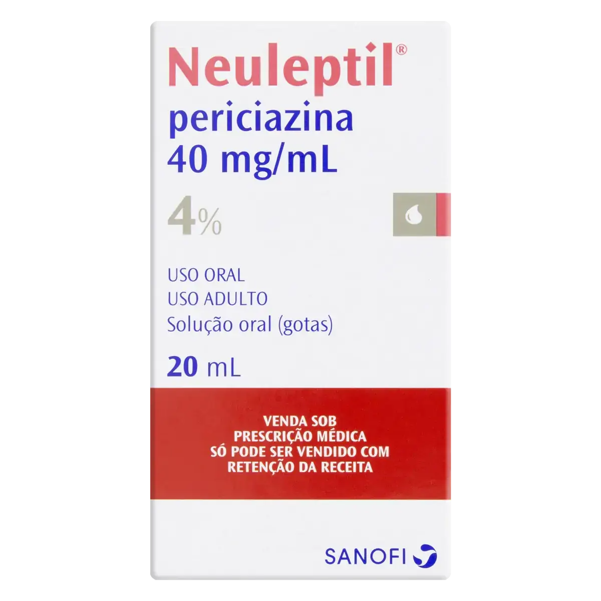 Neuleptil 40mg/ml 4 Sanofi Caixa 20ml Solução Oral Gotas