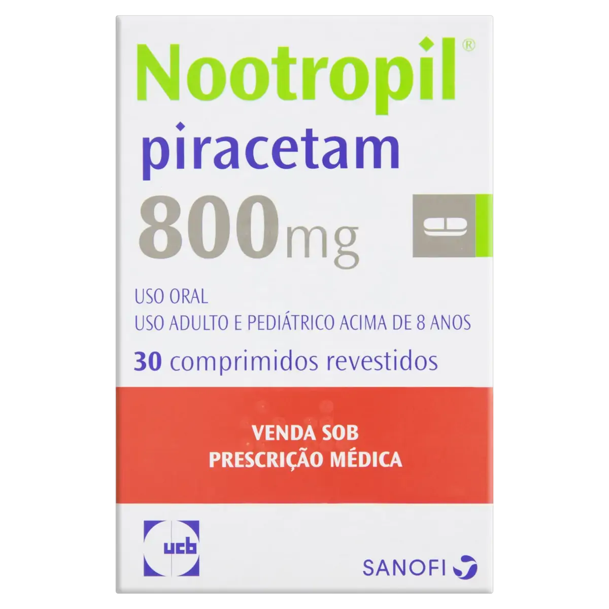 Nootropil 800Mg 30Co Mp