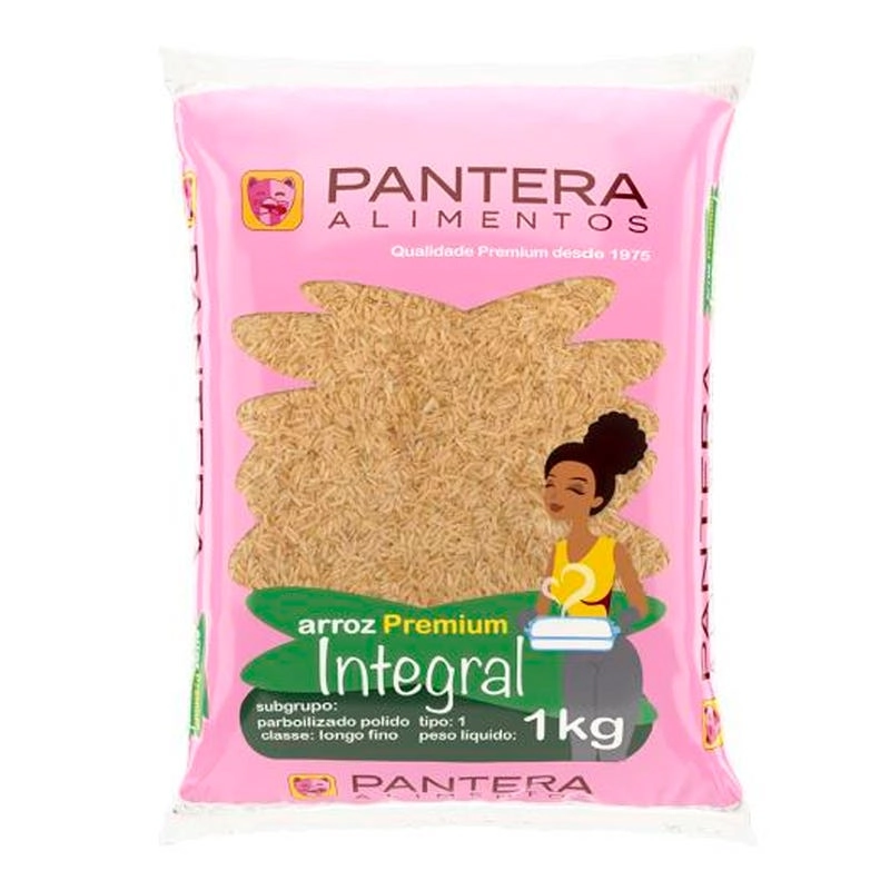 Arroz Integral Pantera Pacote 1kg