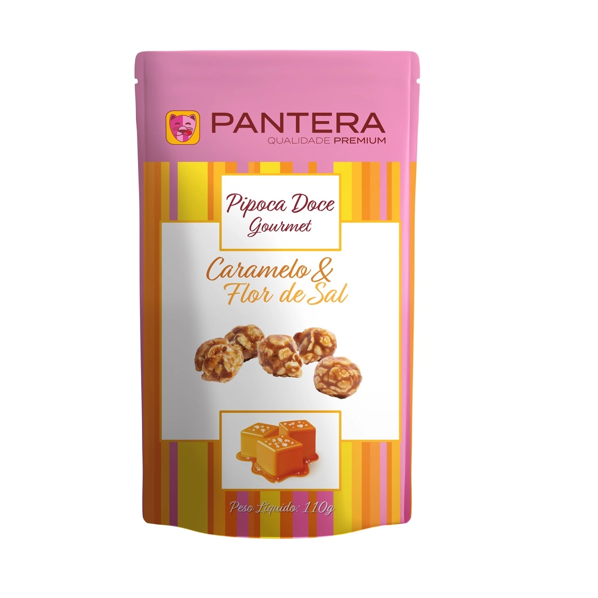 Pipoca Pantera Gourmet Caramelo/flor 110g