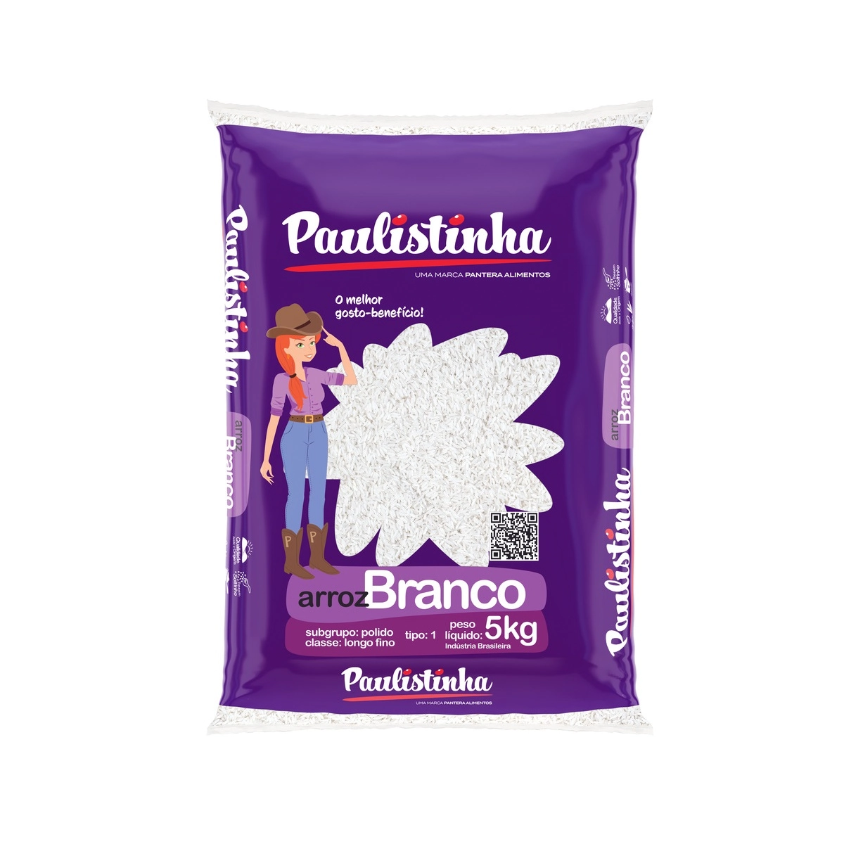 Arroz Paulistinha T1 5kg Longo Fino