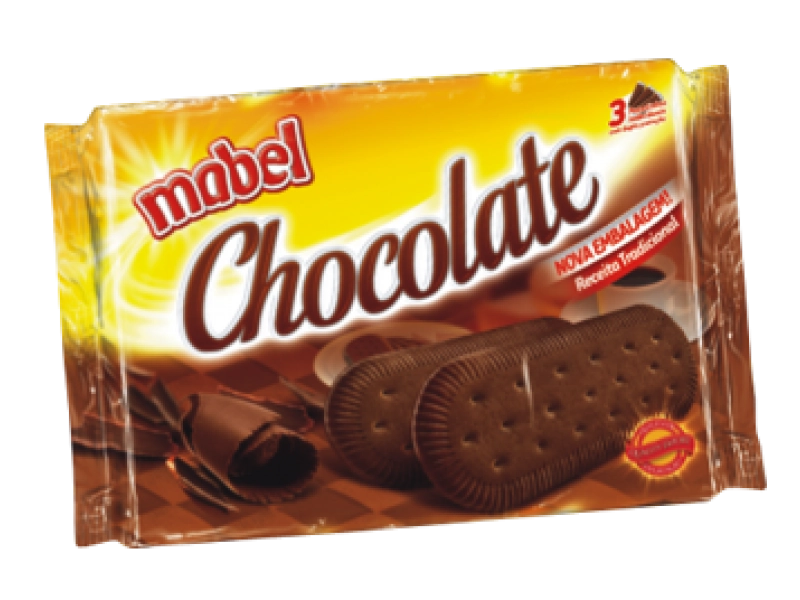 Biscoito Maizena Mabel Chocolate