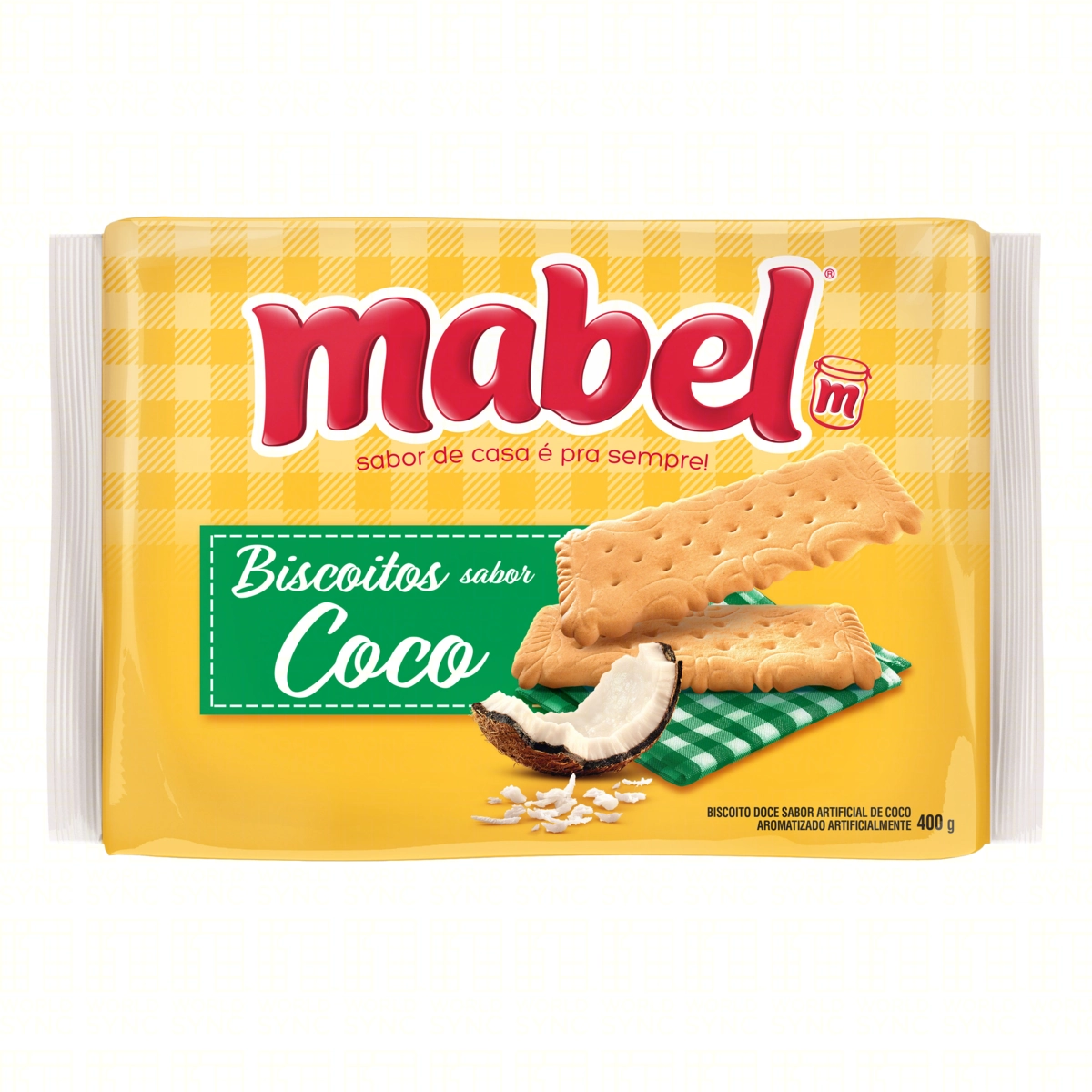 Biscoito Coco Mabel Pacote 400g