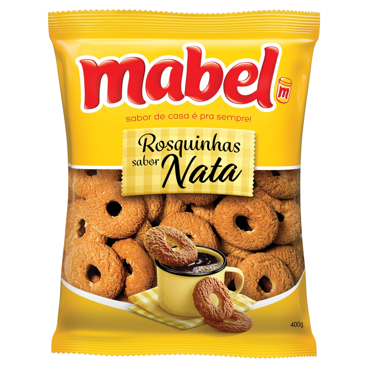 Biscoito Rosquinha Nata Mabel Pacote 400g