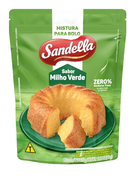 Mist Bolo Sandella Milho Verde