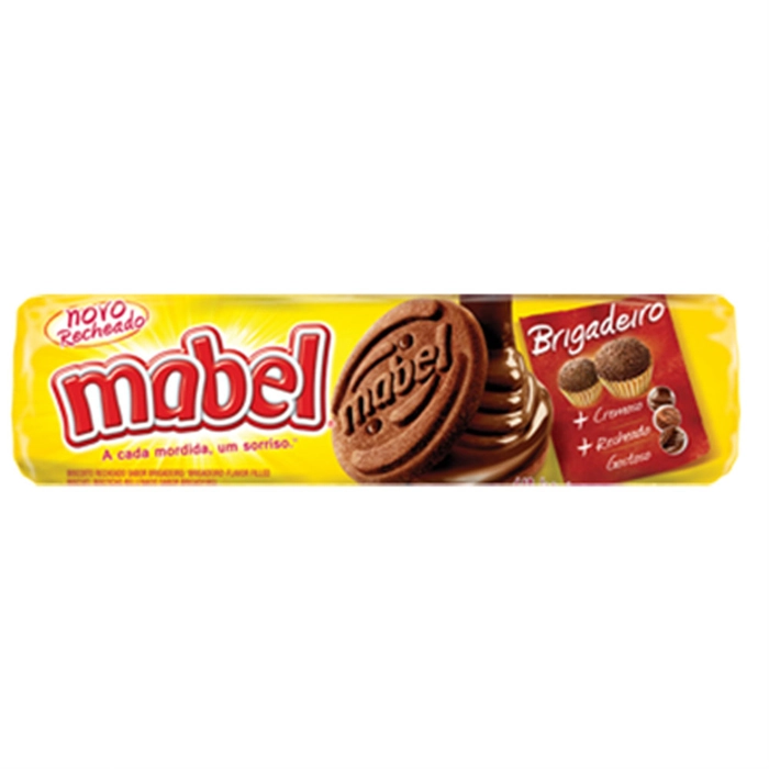 Biscoito Mabel Recheado Brigadeiro 345gr