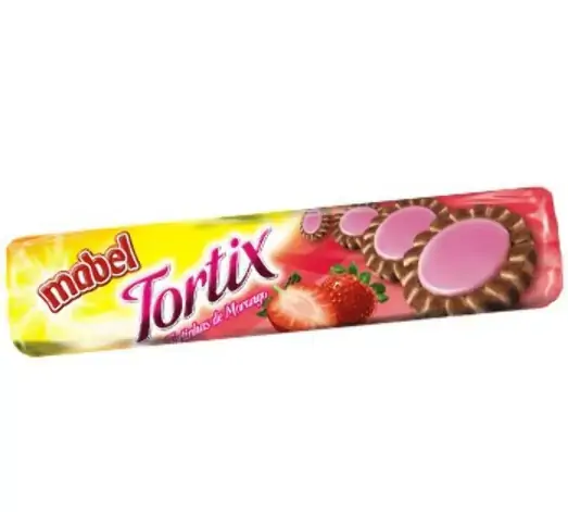 Biscoito Mabel Tortix Morango