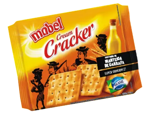 Biscoito Mabel Cream Cracker Manteiga Garrafa