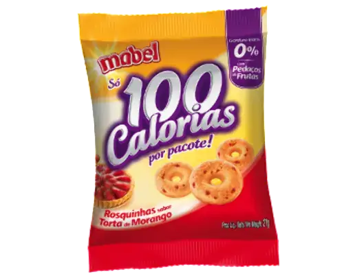 Biscoito Mabel 100 Calorias Torta Morango