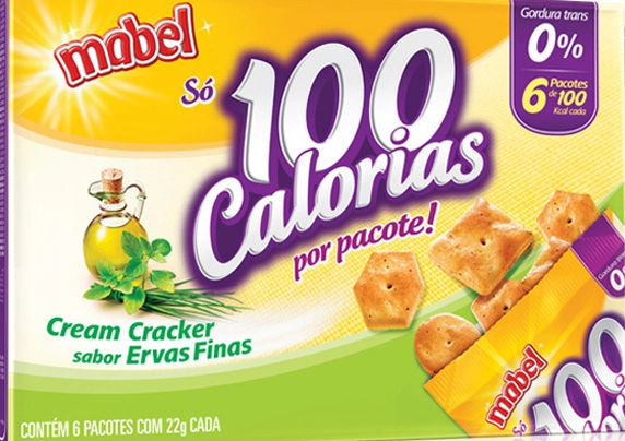 Biscoito Mabel 100 Calorias Ervas Finas