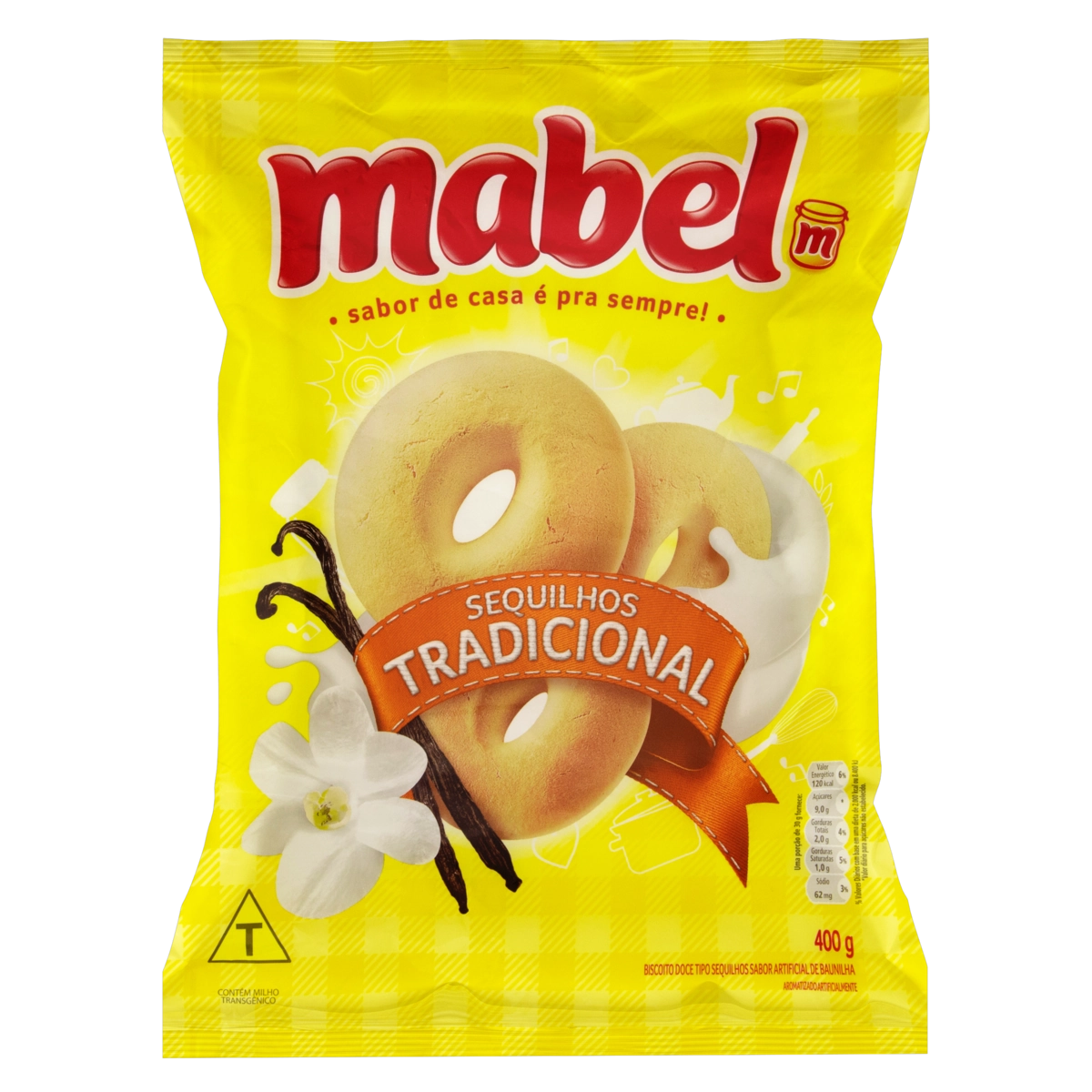 Biscoito Sequilho Tradicional Mabel Pacote 400g