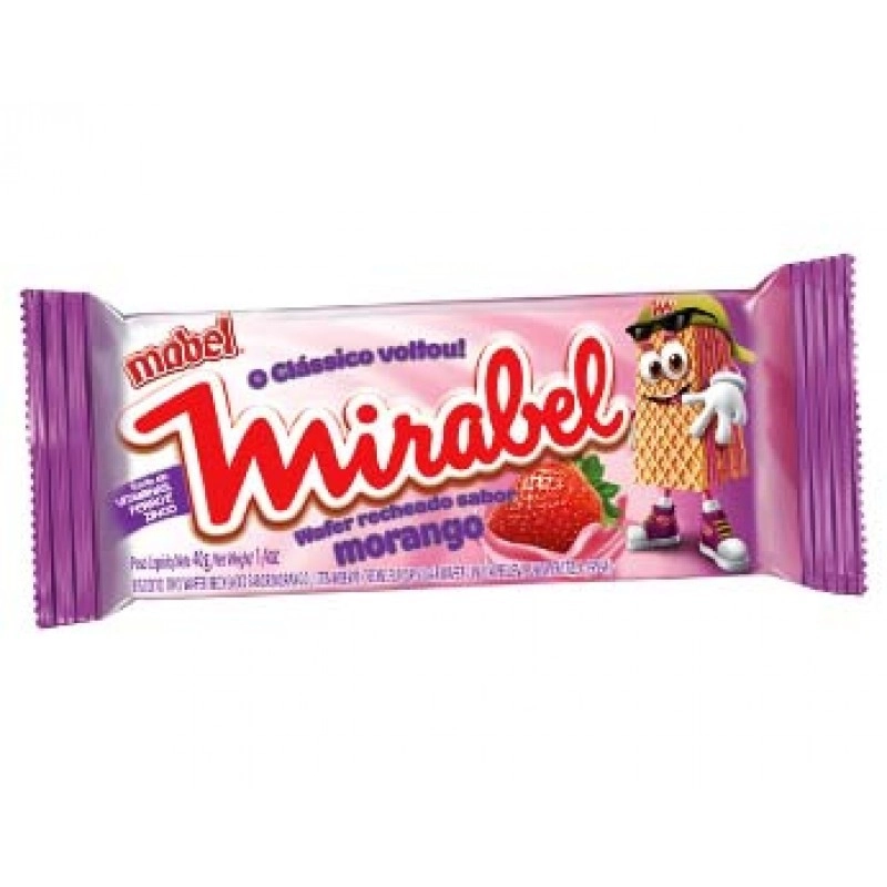 Wafer Mirabel Morango