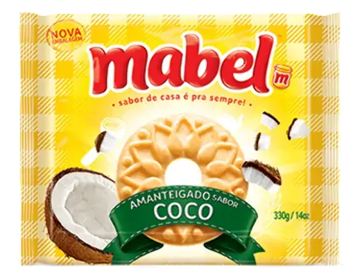 Biscoito Mirabel Amanteigado Coco