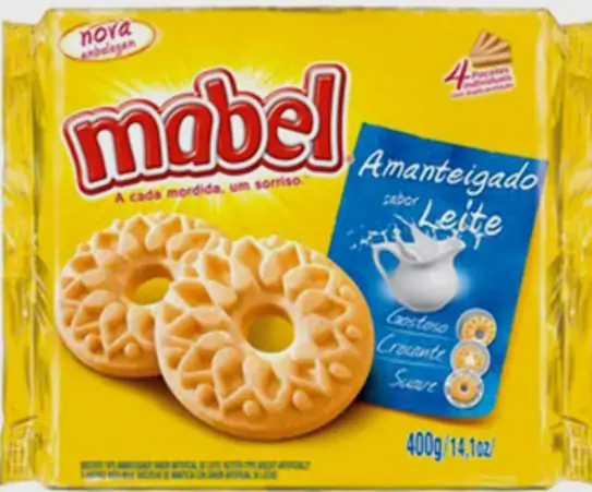 Biscoito Mirabel Amanteigado Leite