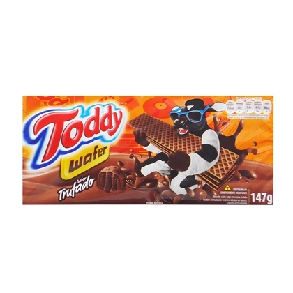 Biscoito Wafer Toddy Trufado